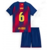 Camisa de time de futebol Barcelona Paez Gavi #6 Replicas 1º Equipamento Infantil 2025-26 Manga Curta (+ Calças curtas)